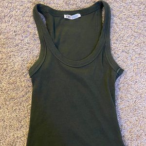 Zara ribbed tank top